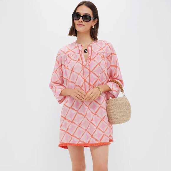 Tuckernuck Cover-up / Mini Dress - NWT! Pink & Coral - Picture 1 of 5